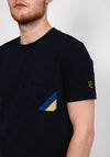 XV Kings by Tommy Bowe Petrarca T-Shirt, Classic Navy
