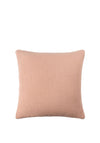 Riva Yard Lark Muslin Crinkle 45x45cm Cushion, Pink Clay