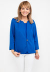 Yew Single Button Short Jacket, Royal Blue