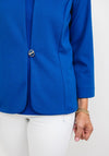 Yew Single Button Short Jacket, Royal Blue