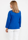 Yew Single Button Short Jacket, Royal Blue
