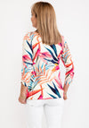 Leon Collection Tropical Print Top, Multi