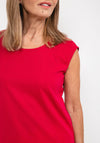 Yew Sleeveless Top, Cerise