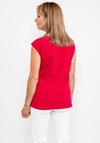 Yew Sleeveless Top, Cerise