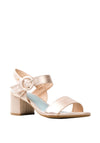 Zanni & Co. Metallic Sandals, Rose