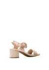 Zanni & Co. Metallic Sandals, Rose