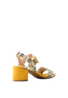 Zanni & Co. Aztec Print Sandals, Mustard