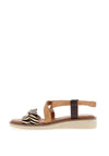 Zanni & Co. Doha Criss Cross Sandals, Sand Safari