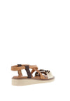 Zanni & Co. Doha Criss Cross Sandals, Sand Safari
