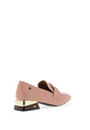 Zanni & Co. Laocai Block Heel Loafers, Blush