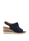 Zanni & Co. Mirfa Wedge Sandals, Cobalt