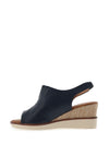 Zanni & Co. Mirfa Wedge Sandals, Cobalt