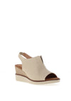 Zanni & Co. Mirfa Wedge Sandals, Oatmeal