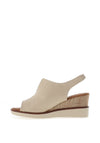 Zanni & Co. Mirfa Wedge Sandals, Oatmeal