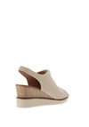 Zanni & Co. Mirfa Wedge Sandals, Oatmeal