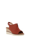 Zanni & Co. Mirfa Wedge Sandals, Paprika