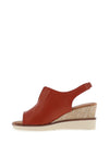 Zanni & Co. Mirfa Wedge Sandals, Paprika