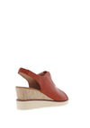 Zanni & Co. Mirfa Wedge Sandals, Paprika