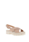 Zanni & Co. Wangtan Criss Cross Sling Back Sandals, Blush