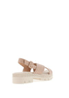 Zanni & Co. Wangtan Criss Cross Sling Back Sandals, Blush