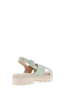 Zanni & Co. Wangtan Criss Cross Sling Back Sandals, Seafoam