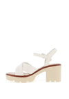 Zanni & Co. Zhufen Criss Cross Sandals, Crystal White