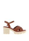 Zanni & Co. Zhufen Criss Cross Sandals, Driftwood