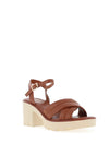 Zanni & Co. Zhufen Criss Cross Sandals, Driftwood
