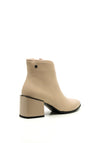 Zanni & Co. Aquaba Rhinestone Block Heel Boots, Cream