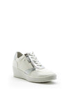 Zanni & Co. Wadi Zip Wedged Trainers, White