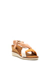 Zanni & Co. Halch Criss Cross Wedged Sandals, Pink