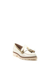 Zanni & Co. Madrid Fringe Tassel Loafers, White