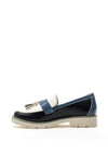 Zanni & Co. Madrid Fringe Tassel Loafers, Navy