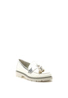 Zanni & Co. Madrid Fringe Tassel Loafers, White