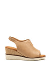 Zanni & Co. Mirfa Wedge Sandals, Driftwood