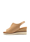 Zanni & Co. Mirfa Wedge Sandals, Driftwood