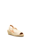 Zanni & Co. Batach Low Wedge Sandals, Cream