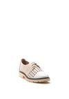 Zanni & Co. Meg Laser Cut Brogues, Nude