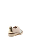 Zanni & Co. Meg Laser Cut Brogues, Nude