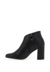 Zanni & Co Stud Block Heel Boots, Black