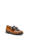 Zanni & Co Daqia Chain Loafers, Tan