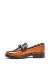 Zanni & Co Daqia Chain Loafers, Tan