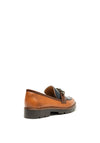 Zanni & Co Daqia Chain Loafers, Tan