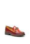Zanni Daqia Chain Loafers, Red