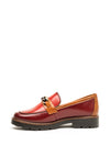 Zanni Daqia Chain Loafers, Red