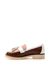 Zanni & Co. Madrid Fringed Tassel Loafers, Pink
