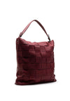 Zen Collection Large Shopper Weave Bag, Wine