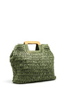 Zen Collection Woven Tote Bag, Green