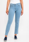 Zerres Gina Straight Leg Comfort Jeans, Light Blue