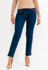Zerres Gina Straight Leg Comfort Jeans, Medium Blue